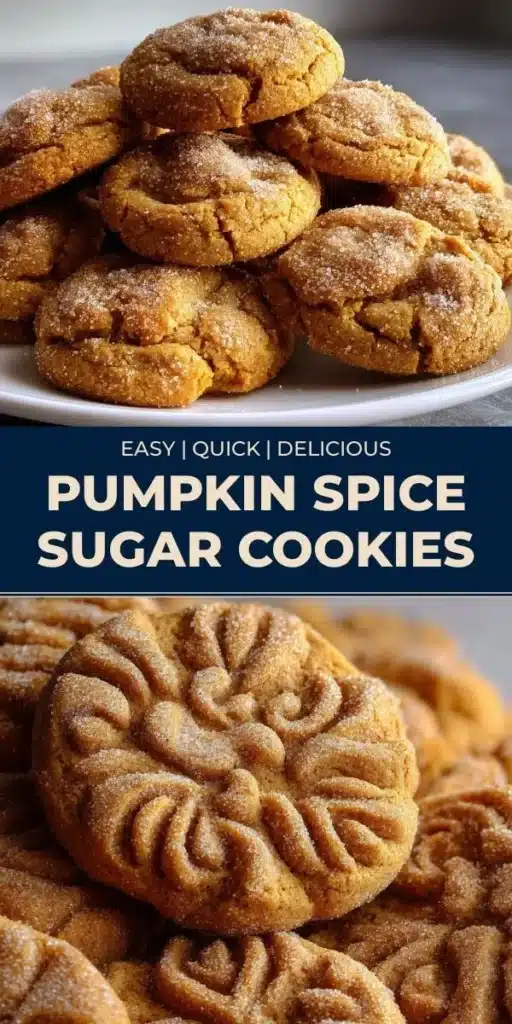 Delicious homemade Pumpkin Spice Cookies on a rustic wooden table