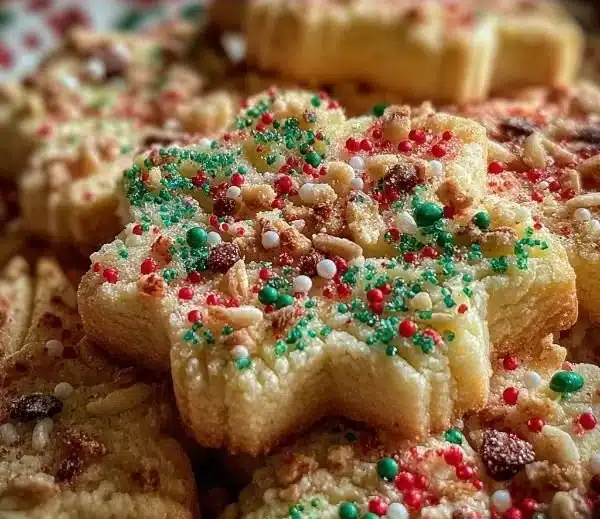 Slice & Bake Christmas Cookies ready for the holiday season.
