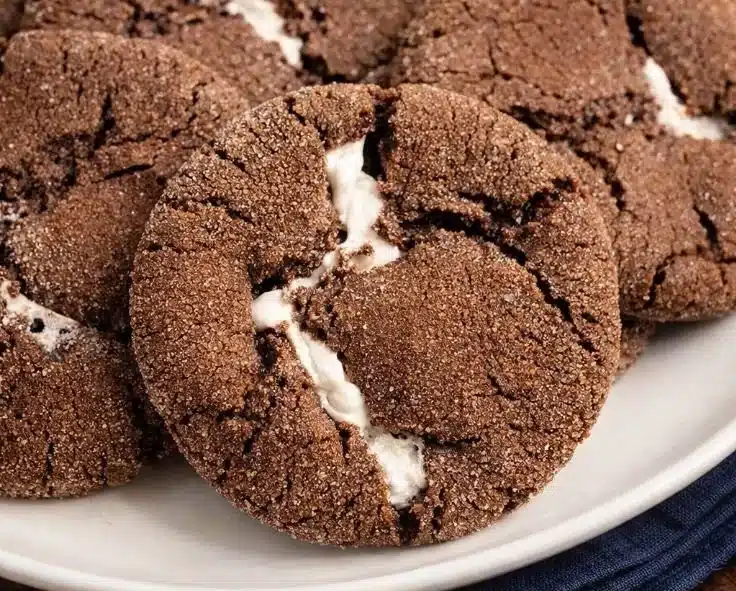 Hot Chocolate Cookies – Ultimate Gooey Winter Treat 1 Delicious hot chocolate cookies with gooey chocolate center, perfect winter treat.