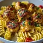Garlic Butter Chicken Bites with Spicy Cajun Alfredo Twisted Pasta 3 garlic butter chicken bites with spicy cajun alfre 2026 03 23 232026 1