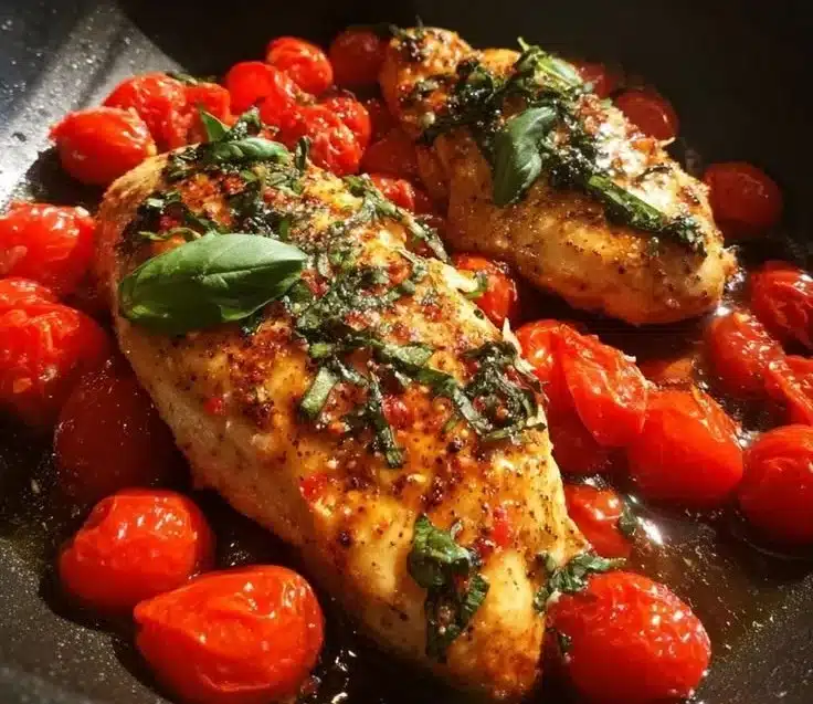 Plate of gourmet Valentine's Day recipes for a romantic dinner