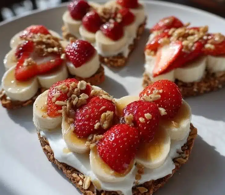 Variety of colorful and healthy snacks beautifully arranged on a platter.
