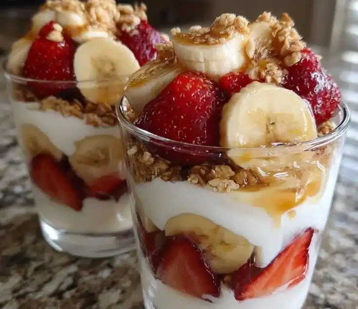 Variety of healthy Valentine's Day snacks including fruits and nuts