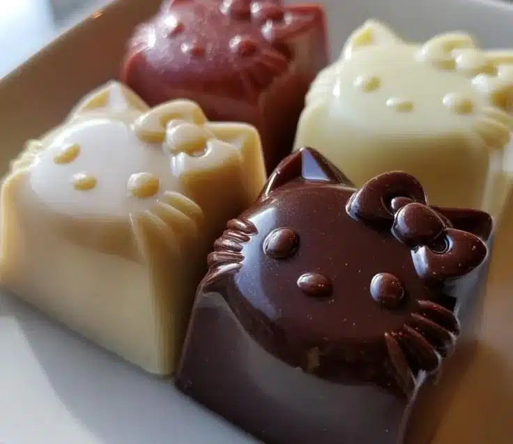 Assorted Hello Kitty chocolates in colorful packaging for fans and collectors.